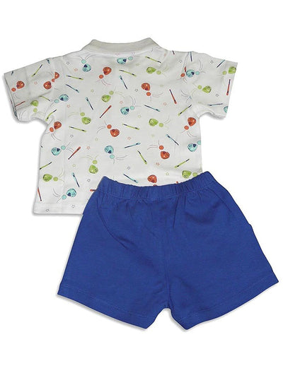 Snopea - Baby Boys Short Sleeve Baseball Short Set