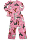 Sara's Prints - Little Girls Long Sleeve Pajamas