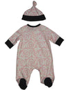 Offspring - Baby Girls Long Sleeve Coverall and Hat