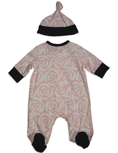 Offspring - Baby Girls Long Sleeve Coverall and Hat