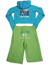 Rebelette - Big Girls' Hoodie and Capri Sweatsuit