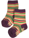 Tic Tac Toe - Little Girls' Striped Ankle Sock