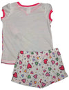 Disney Fairies - Little Girls Tinkerbell Short Sleeve Shorty Pajamas