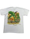 Panama Jack - Big Boys Short Sleeve Lizard T-Shirt, White 25459-Large