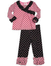 Me Me Me by Lipstik - Little Girls Long Sleeve Pant Set