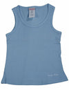 Ave.blu - Little Girls' Ribbed Tank Top with Emboidered Logo