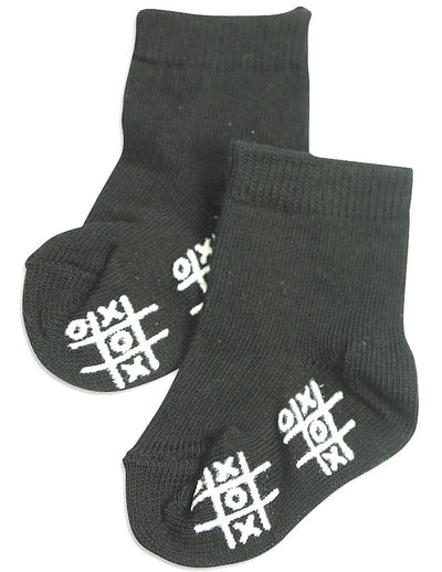 Tic Tac Toe - Little Girls' Anklet Sock