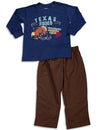 Mis Tee V-Us - Little Boys Long Sleeve Pant Set