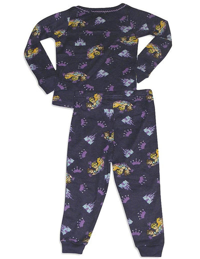 Disney - Little Girls Disney Princess Long Sleeve Pajamas