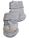 Tic Tac Toe - Baby Boys Ribbed Bootie Sock