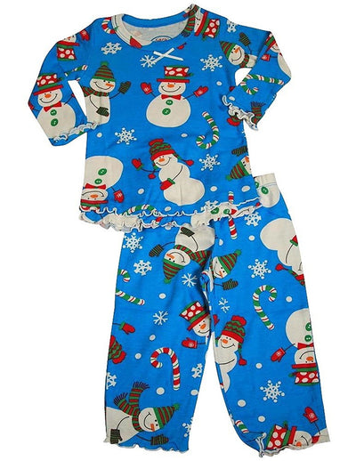 Sara's Prints - Little Girls' Long Sleeve Pajamas