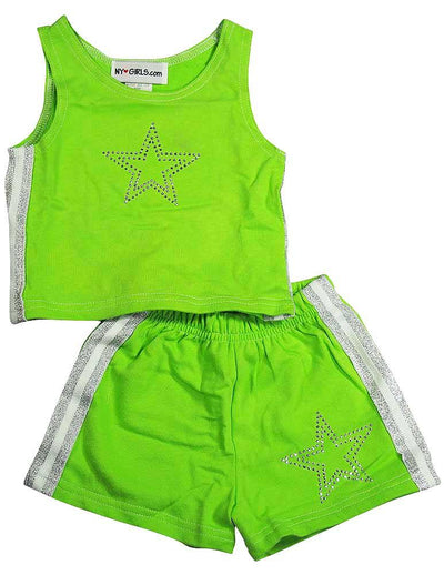 NY Girls.com - Little Girls 2 Piece Short Set