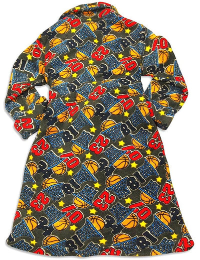 MacHenry Originals - Little Boys Microfiber Basketball Print Robe