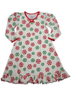 Sara's Prints - Little Girls' Long Sleeve Nightgown