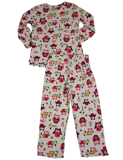 Sara's Prints - Little Girls Long Sleeve Pajamas