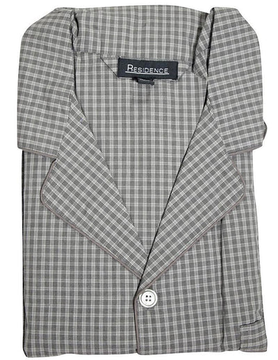 Private Label - Mens Big and Tall Broadcloth Plaid Long Sleeve Pajamas