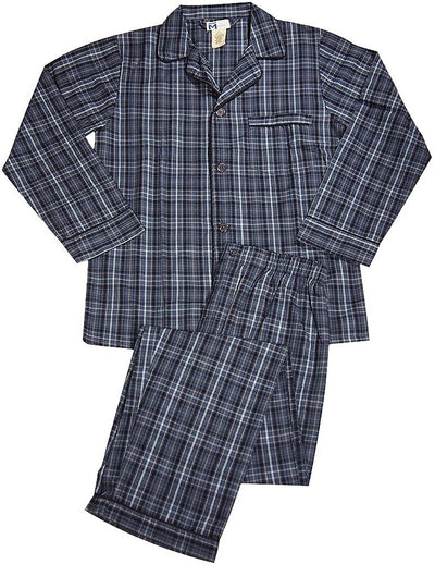 Majestic International - Mens Long Sleeve Broadcloth Pajamas