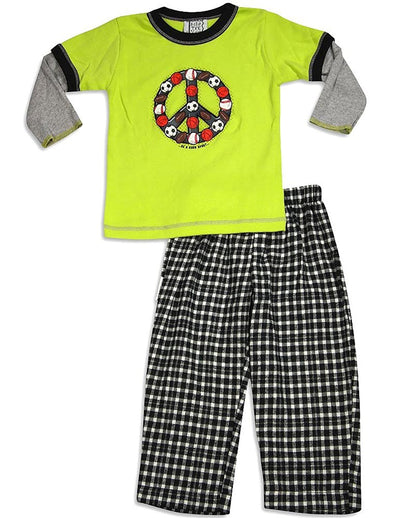 Mis Tee V-Us - Little Boys Long Sleeve Pant Set