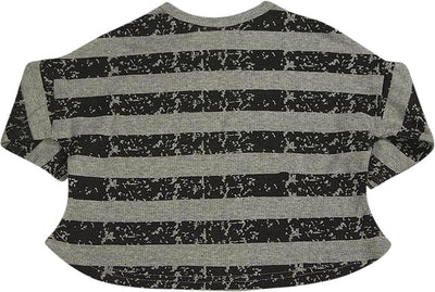 Celeb Kids - Little Girls Long Sleeve Crop Striped Top