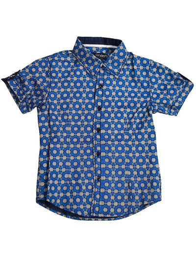 Smash - Little Boys Button Down Shirt - 5 Prints / Colors Available