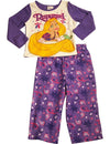 Disney - Little Girls Long Sleeve Rapunzel Pajamas