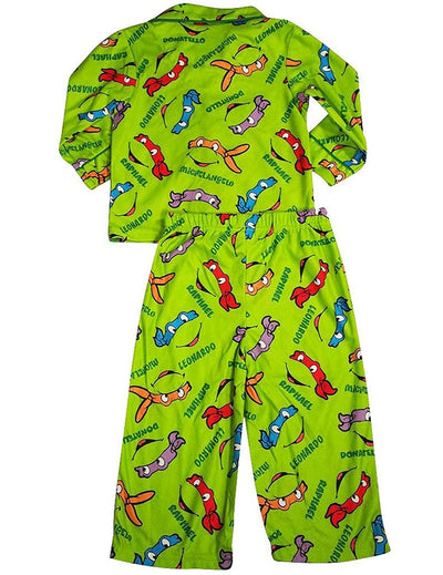 Teenage Mutant Ninja Turtles - Little Boys LS Turtle Pajamas