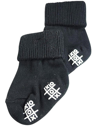 Tic Tac Toe - Baby Boys Triple Roll Sock