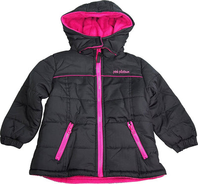 Pink Platinum - Little Girls Hooded Parka Jacket