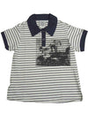 Cozy Toes - Little Boys Short Sleeved Polo