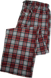 B O P J. - Mens Value Printed Plaid Flannel Sleep Lounge Pant