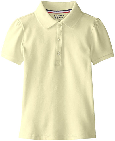 French Toast Girls' Short Sleeve Stretch Pique Polo