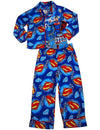 Superman - Little Boys Long Sleeve Superman Pajamas