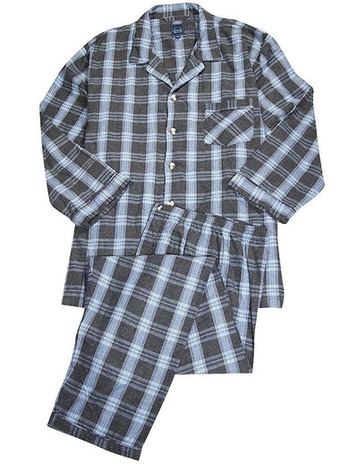 Majestic International - Mens Big Flannel Pajamas - 4 Color Combinations - 30 Day Guarantee