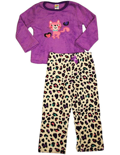 Healthtex - Baby Girls Long Sleeve Cat Pajama Set