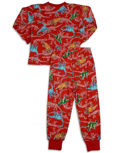 Sara's Prints Baby-Boys Long Sleeve Dinosaurs Pajamas