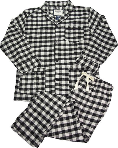 B O P J - Mens Long Sleeve Flannel Pajamas