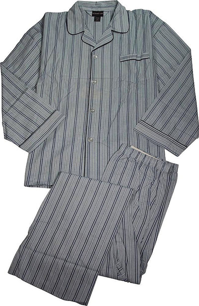 Botony 500 - Mens Big Long Sleeve Long Leg Broadcloth Pajamas