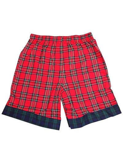 Private Label - Ladies Plaid Flannel Boxer Shorts