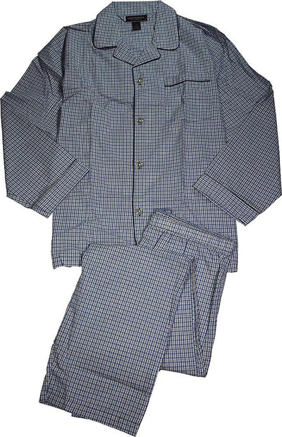 State O Maine - Mens Big Long Sleeve Long Leg Broadcloth Pajamas