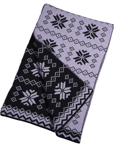 Winter Warm-Up - Ladies Reversible Snowflake Scarf