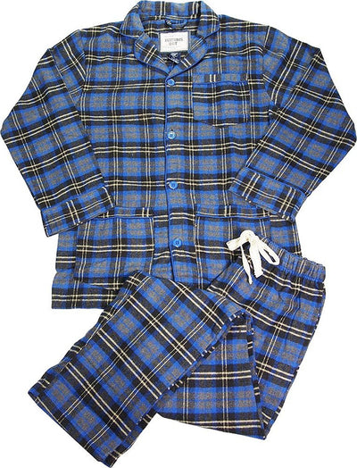 B O P J - Mens Long Sleeve Flannel Pajamas