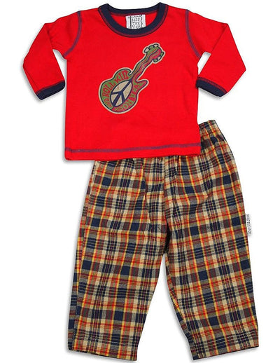 Mis Tee V-Us - Baby Boys Long Sleeve Pant Set