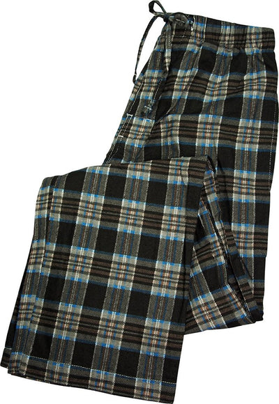 B O P J. - Mens Value Printed Plaid Flannel Sleep Lounge Pant