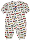 New Potatoes - Baby Boys Long Sleeve Cotton Coverall - 4 Fun Patterns - 30 Day Guarantee