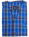 Majestic International - Mens SS Short Leg BroadclothPlaid Pajamas