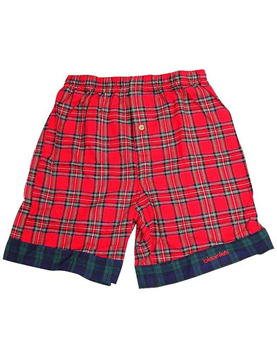 Private Label - Ladies Plaid Flannel Boxer Shorts