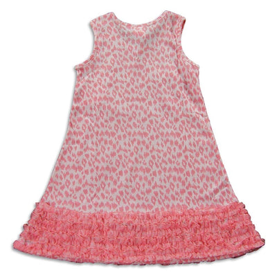 Lipstik - Little Girls Sleeveless Leopard Dress