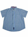 E-Land - Little Boys Short Sleeve Button Down Striped Shirt