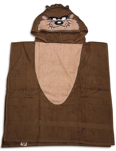 Looney Toons - Little Boys Tasmanian Devil Hooded Towel