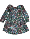 Lipstik - Little Girls Long Sleeve Floral Dress